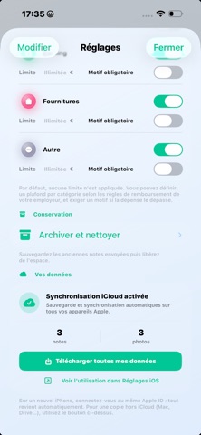 QUITUS - Notes de frais Screenshot 6 of 7
