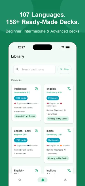 Remind Cards: Smart Flashcards screenshot 4
