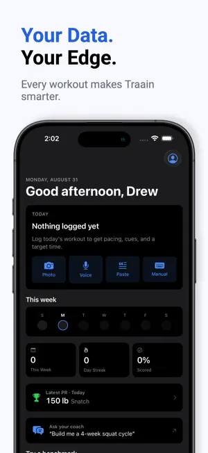 Traain: AI WOD & Fitness Coach screenshot 3