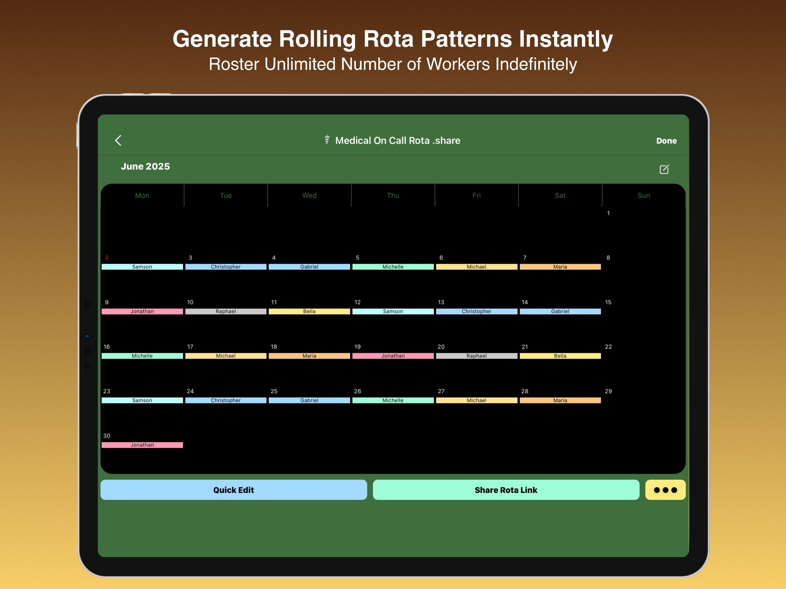 Simple Rota Maker