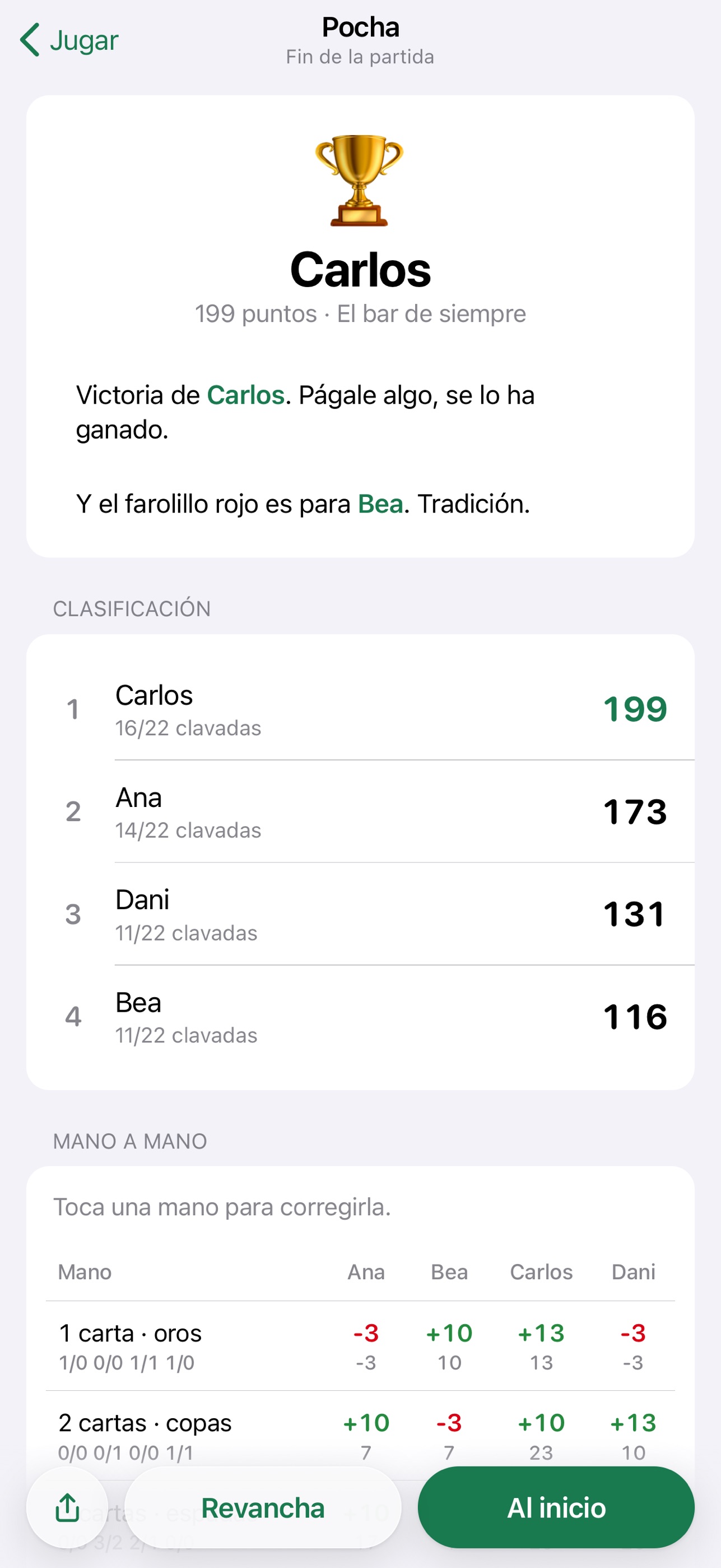 Screenshot 5 of Tanteo: Anotador de Cartas