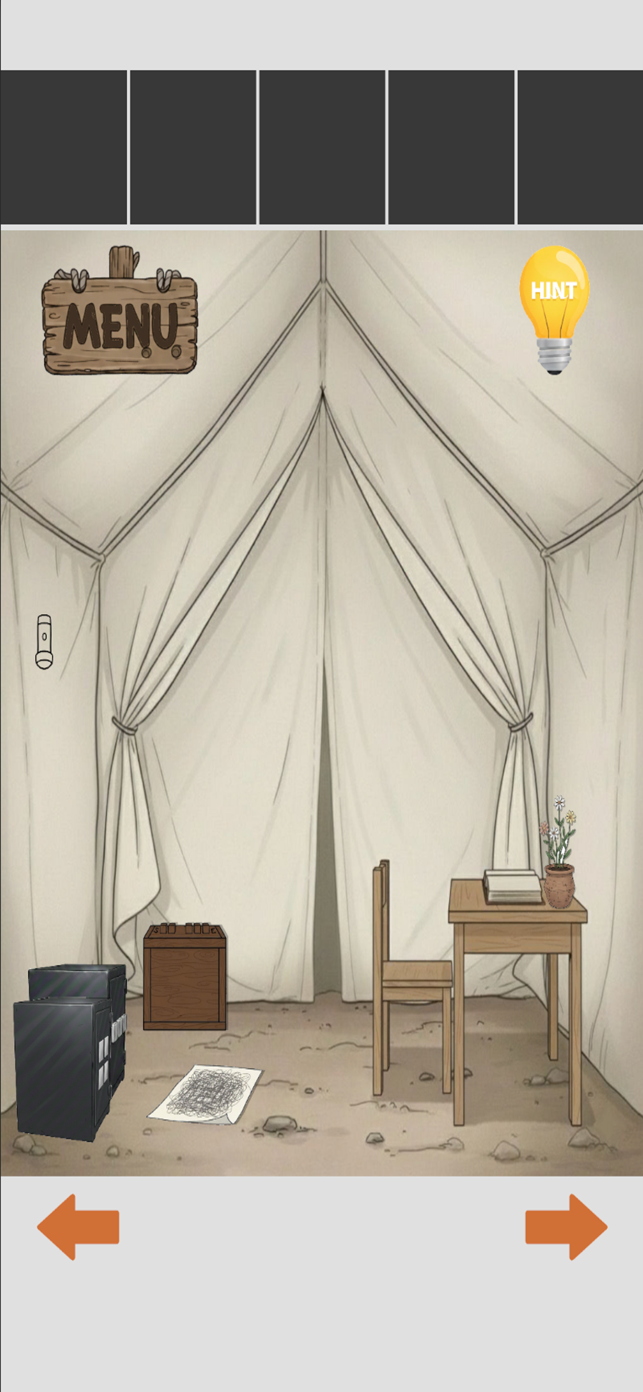 Escape from the Tent