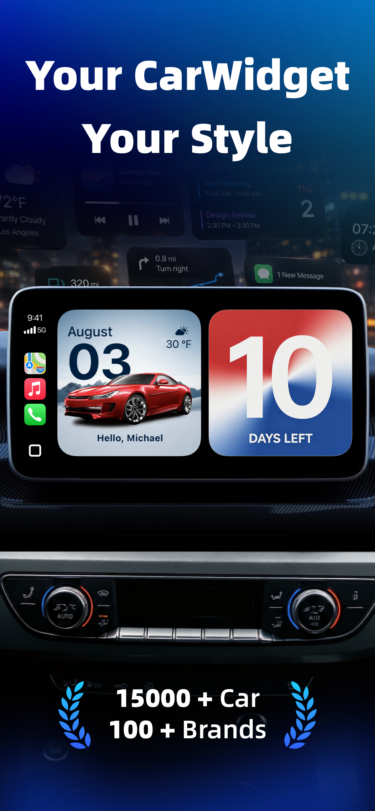 CarDash: Drive Score, Widgets
