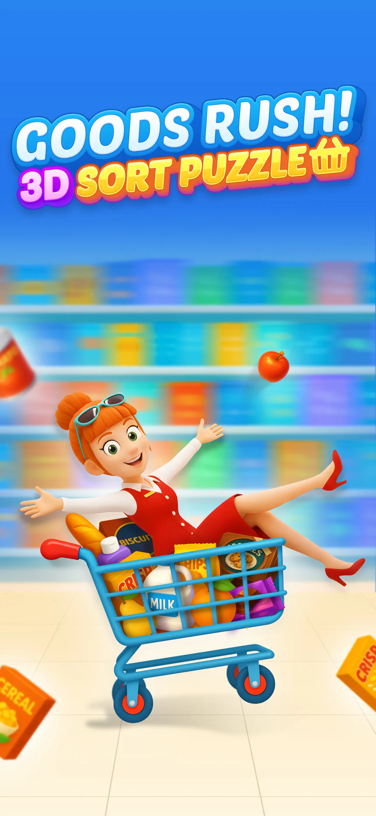 #6. Goods Rush! 3D Sort Puzzle (iOS) Bởi: Playdayy