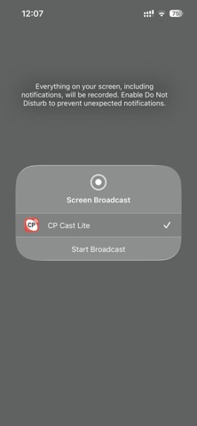 CP Cast Lite screenshot