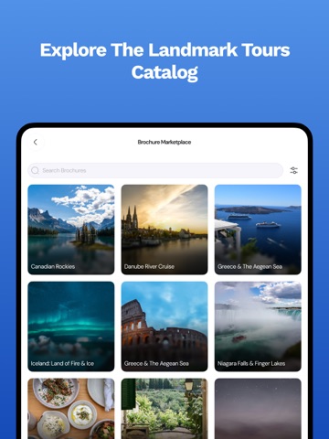 Landmark Tours iPad screenshot