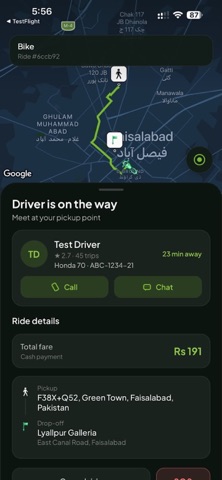 Vsb - Ride Hailing Platform Screenshot 4 of 4