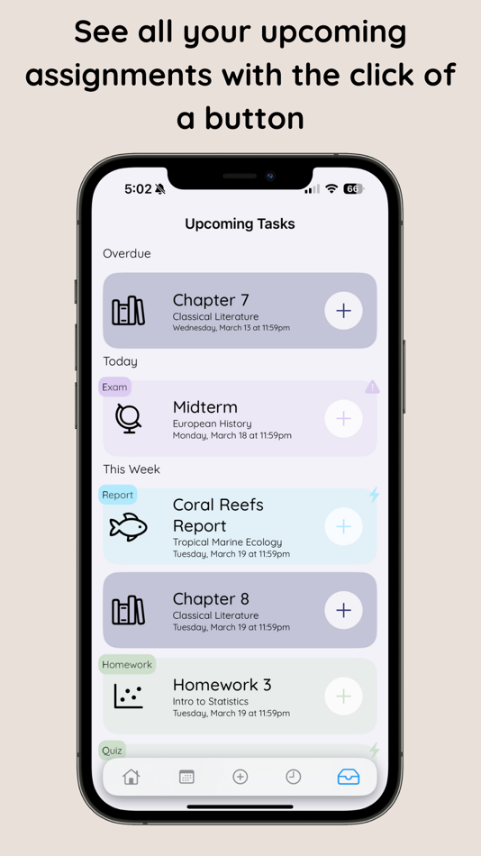 #2. Homework Tracker: Recitation (iOS) بواسطة: Troy Husted