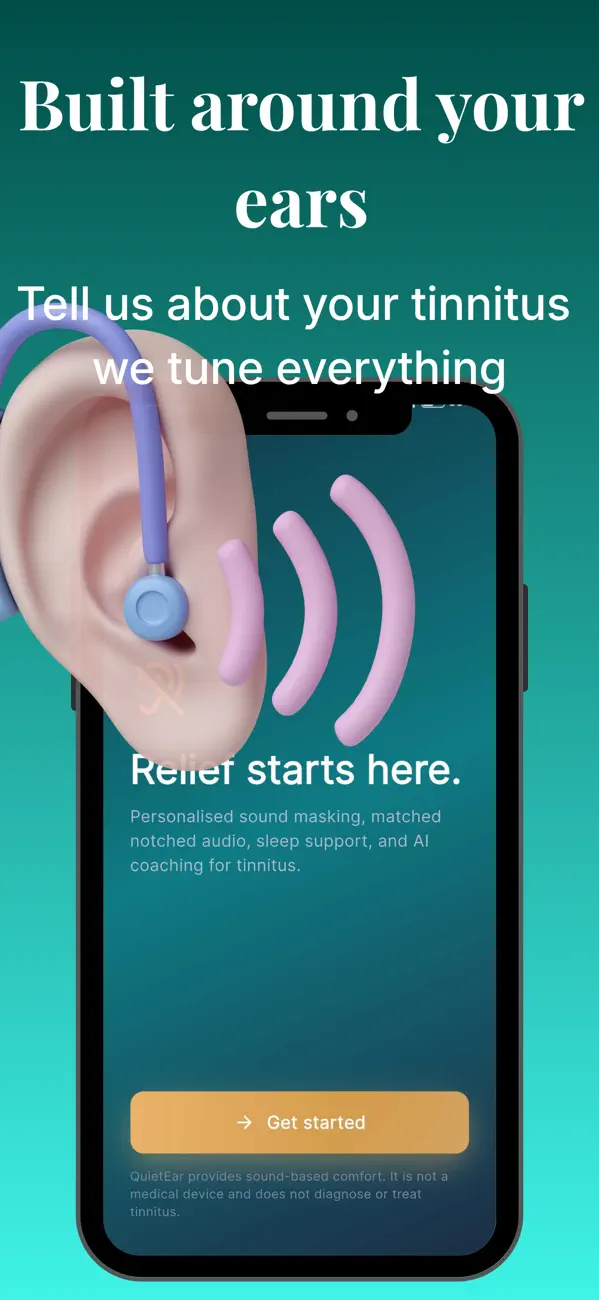 Screenshot #2 pour QuietEar: Tinnitus Relief