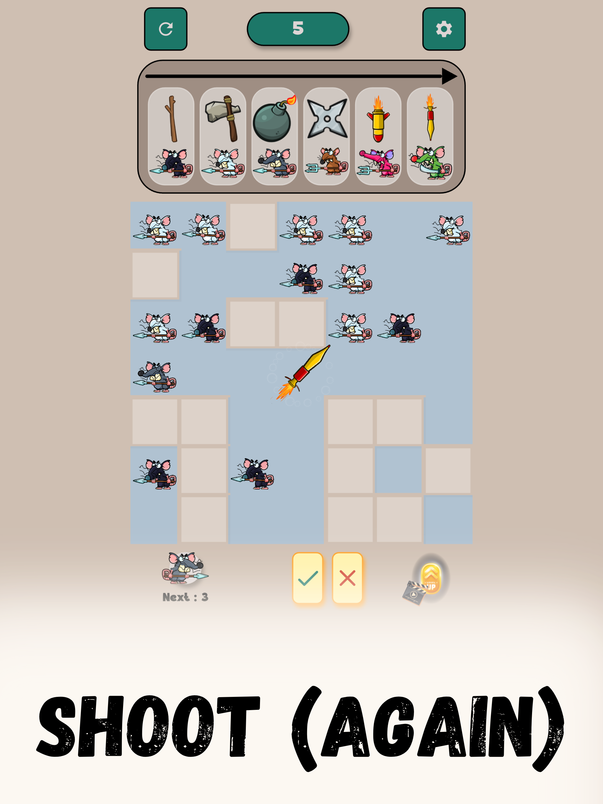 Rattato : Weapon & rats