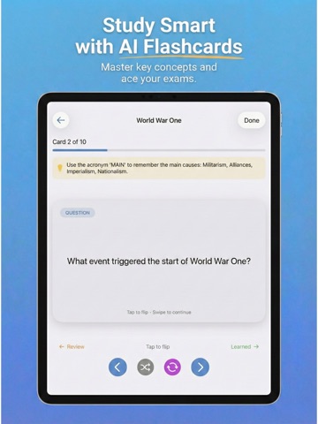 AI Homework Helper - Apex AI iPad screenshot
