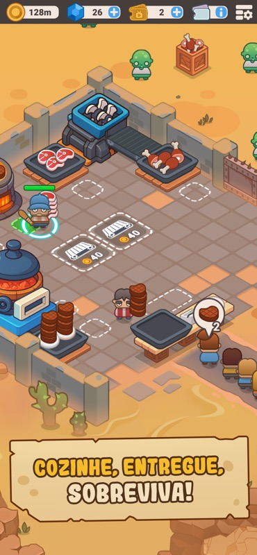 Idle Outpost: jogo de zumbi screenshot 4