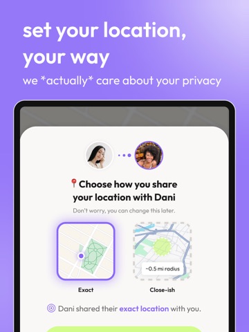 Ping: social map iPad screenshot