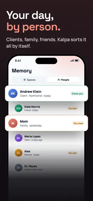 Kalpa: AI Memory & Voice Notes screenshot 2