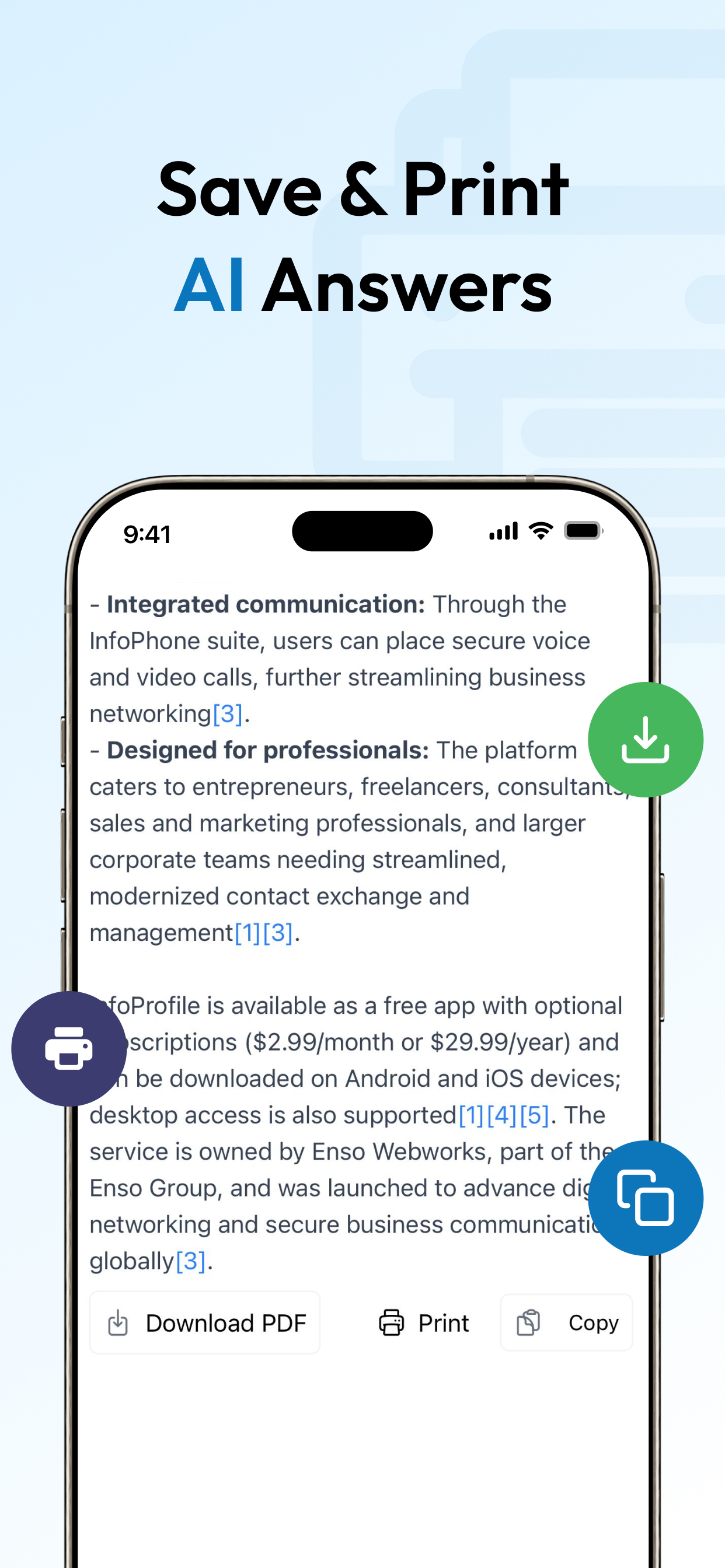 InfoQueries: Private AI Search