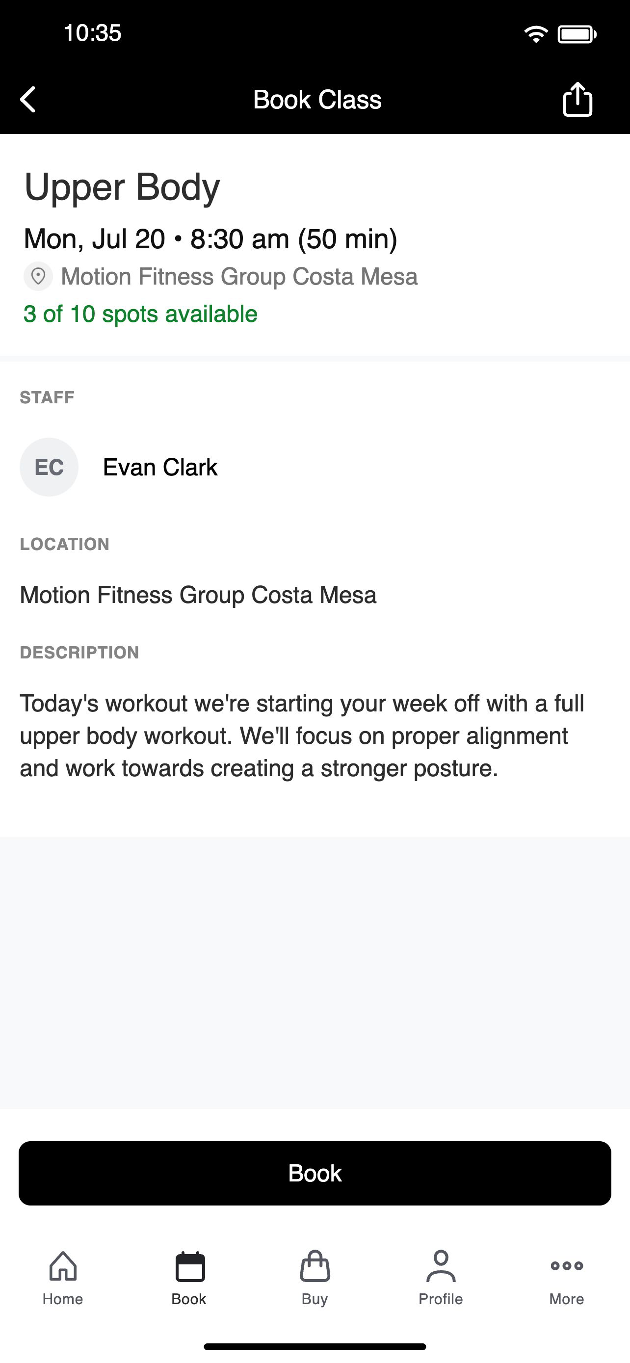 MOTION Fitness Group screenshot 3