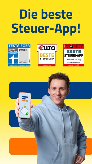 WISO Steuer - Steuererklärung iPhone screenshot 1 - Finance app