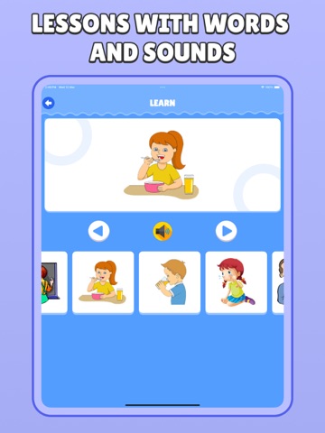 Learn Italian Vocabulary - Kid iPad screenshot
