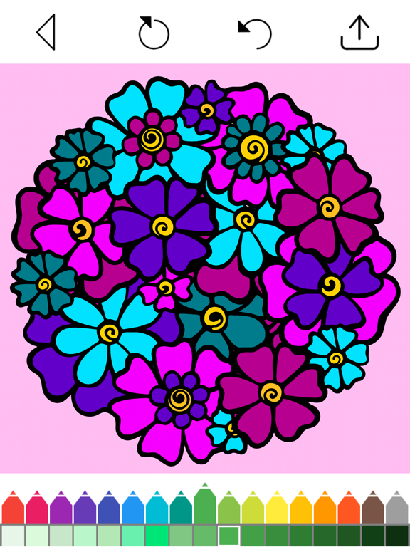 Screenshot #6 pour Mandala Coloring Pages Games