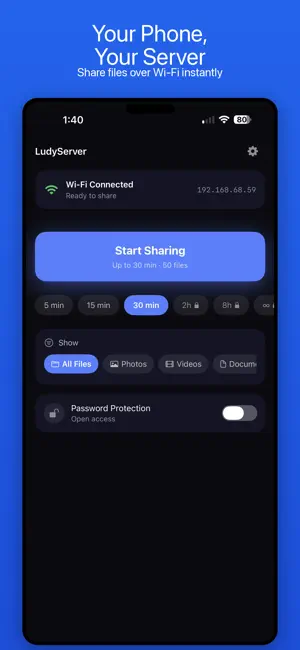 LudyServer - File Transfer screenshot 1