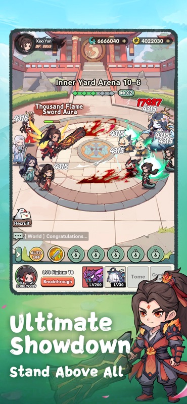 Battle Through the Heavens 2D screenshot 5