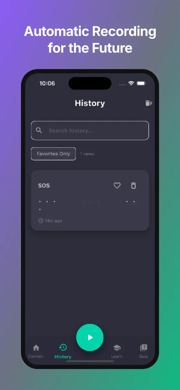 #2. Morse Code Translator & Learn (iOS) Ved: ENDEVLAB