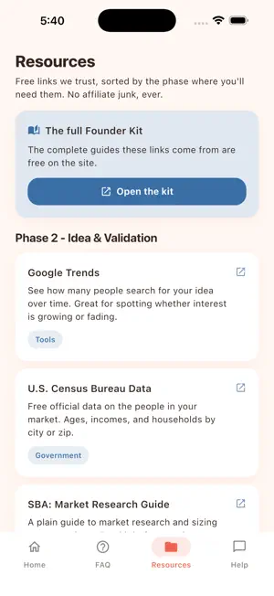 Founder Kit: Start a Business screenshot 4