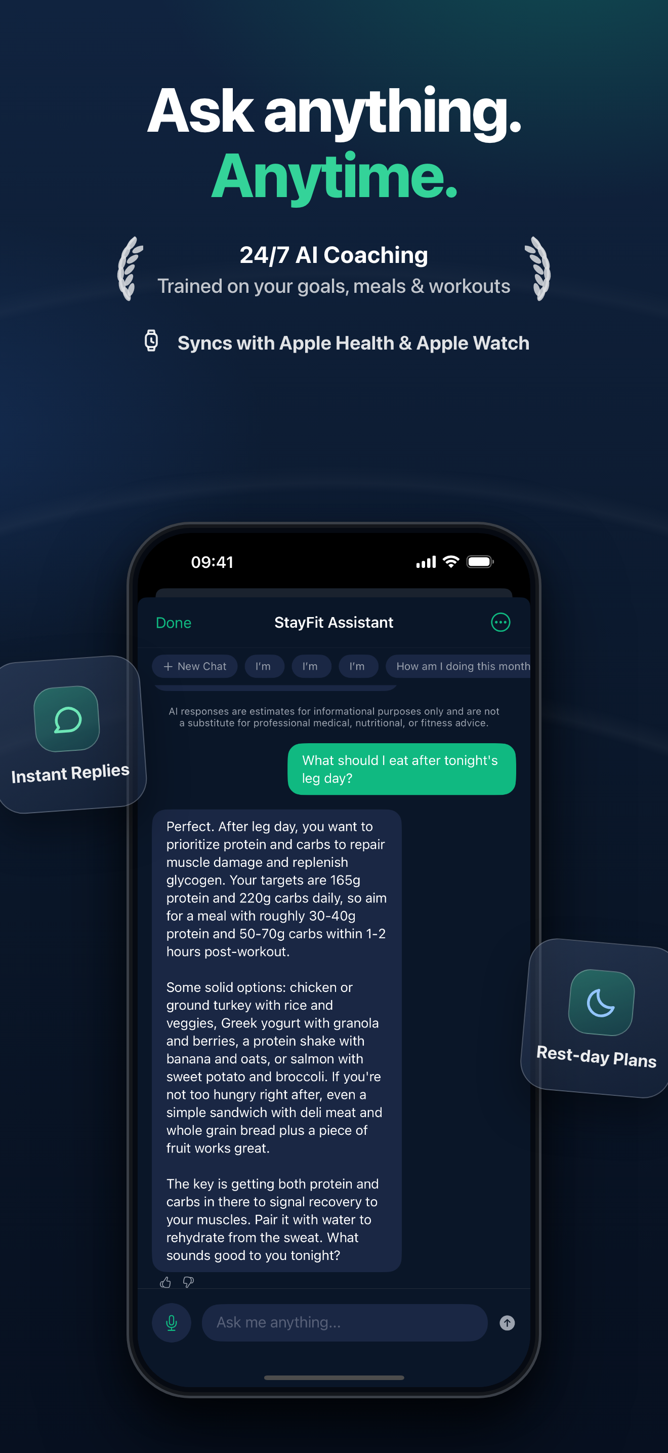 StayFit - AI Health & Fitness screenshot 9