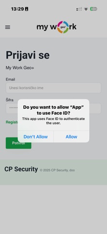 MyWorkGeo screenshot