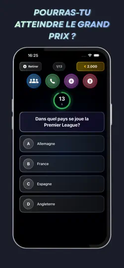 Capture d'écran de Millionnaire : Quiz & Trivia sur iPhone 2