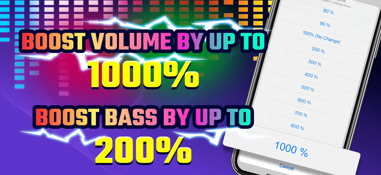 Screenshot #2 pour Volume Booster + Bass Booster