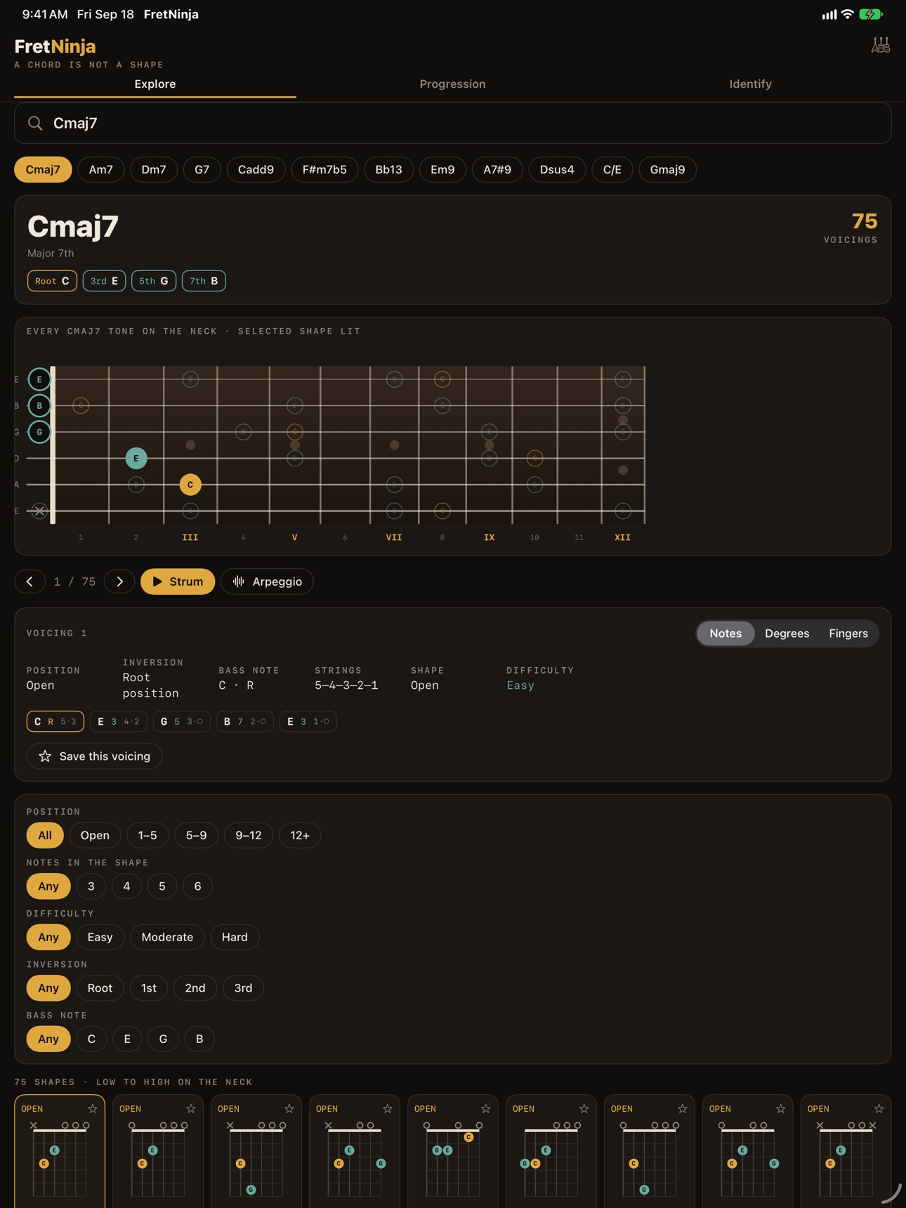 Screenshot 5 of FretNinja: Guitar Chords