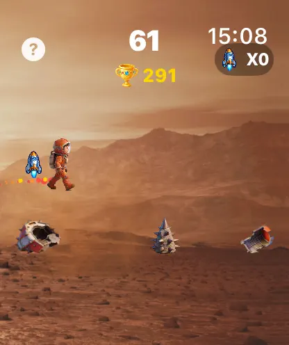 Screenshot #1 pour Mars Parkour : Jeu de Montre