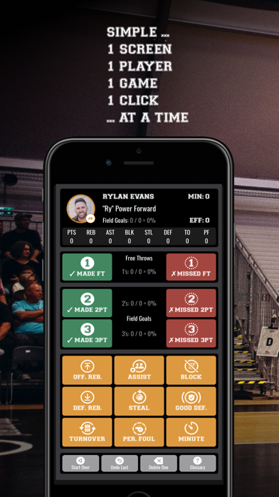 Screenshot #2 pour Stats Simples de Basket