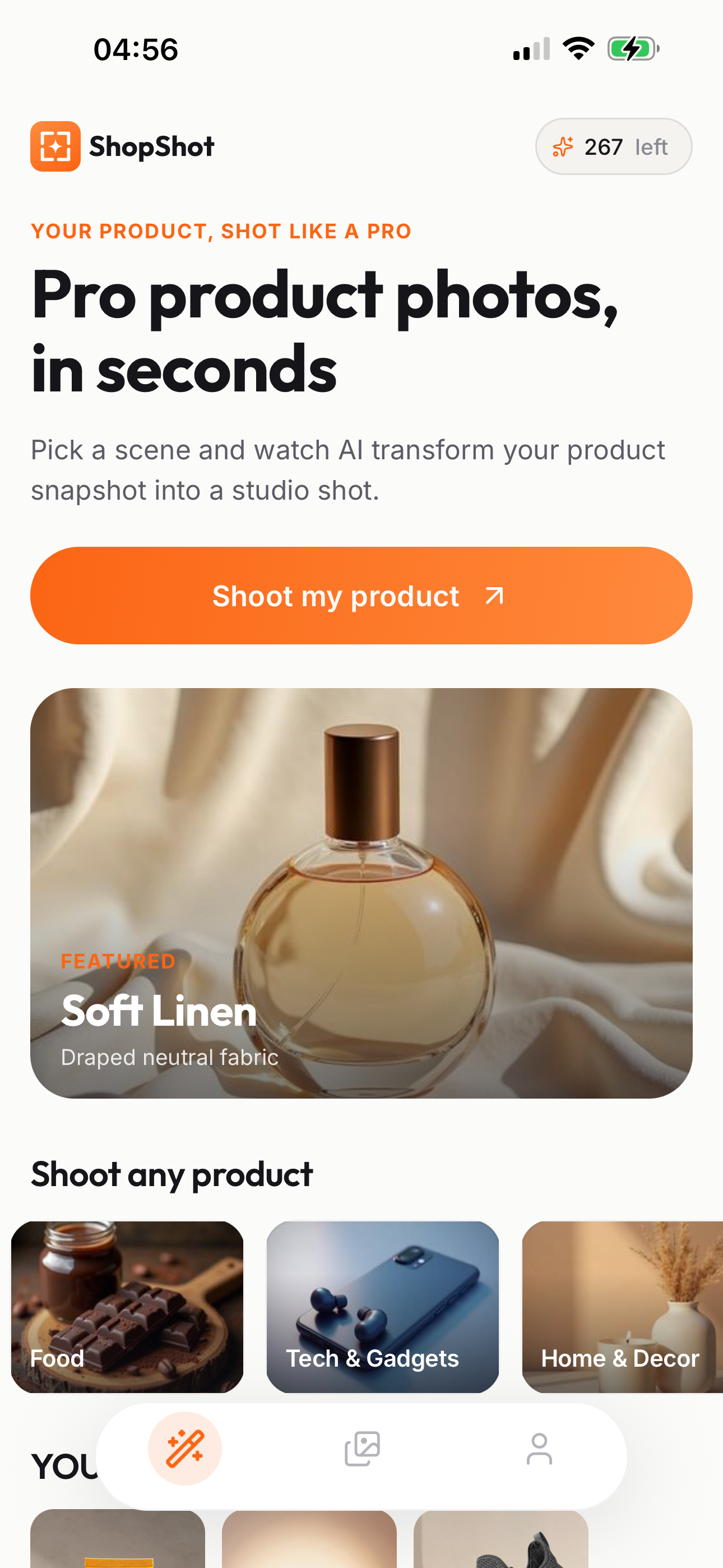 ShopShot: AI Product Photos