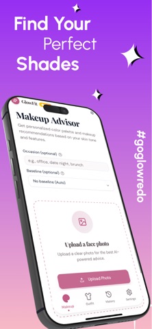 GlowFit: Makeup & Style AI screenshot