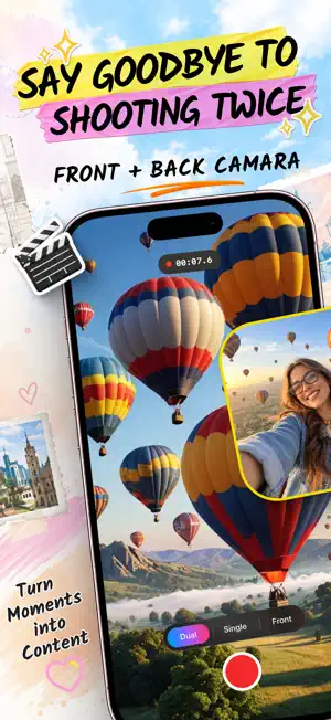 Dual Video Recorder - DuetCam screenshot 1