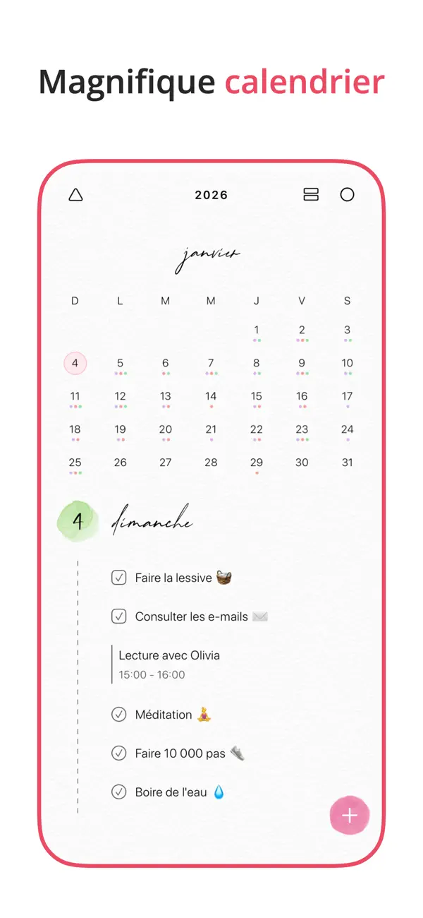 Screenshot #3 pour Planner et To Do List - Floret