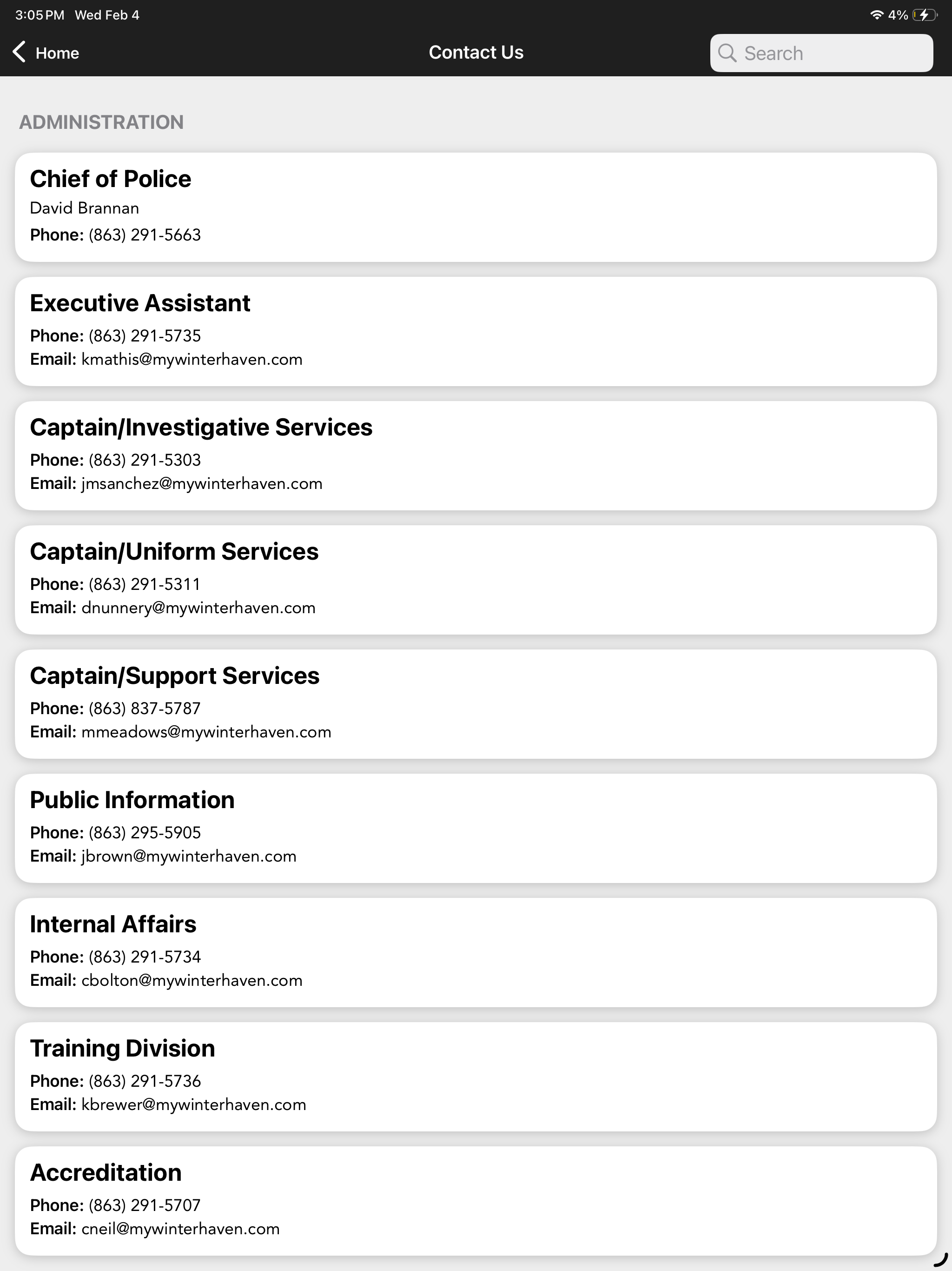 Winter Haven Public Safety screenshot 5