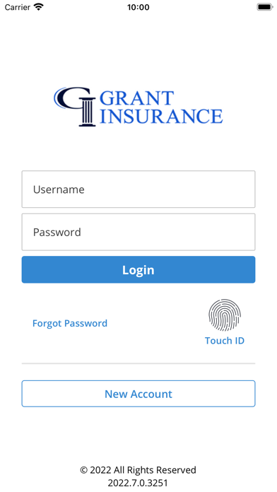 Grant Insurance Screenshot