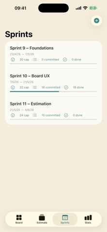 Sprint Board Planner Screenshot 2 of 3