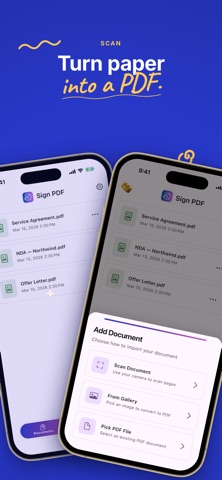 Sign PDF - eSign & Fill Docs iPhone screenshot