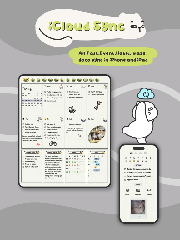 Bujo - Bullet Journal&Planner iPad screenshot 7 - Lifestyle app
