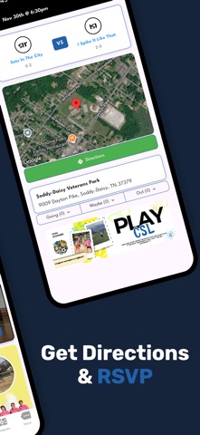Chattanooga Sports Leagues iPhone screenshot