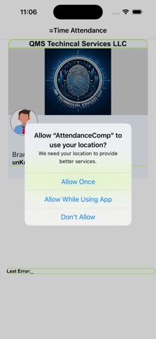 Attendance Company App screenshot