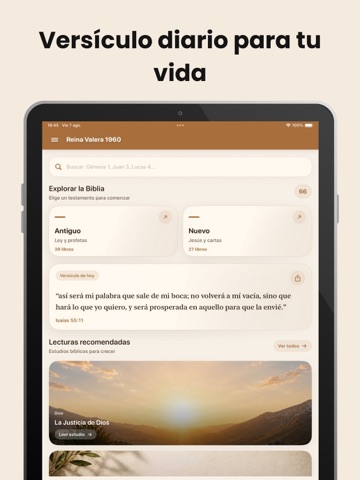 Santa BIblia Reina Valera 1960 iPad screenshot