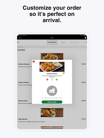 Apna Restaurant iPad screenshot