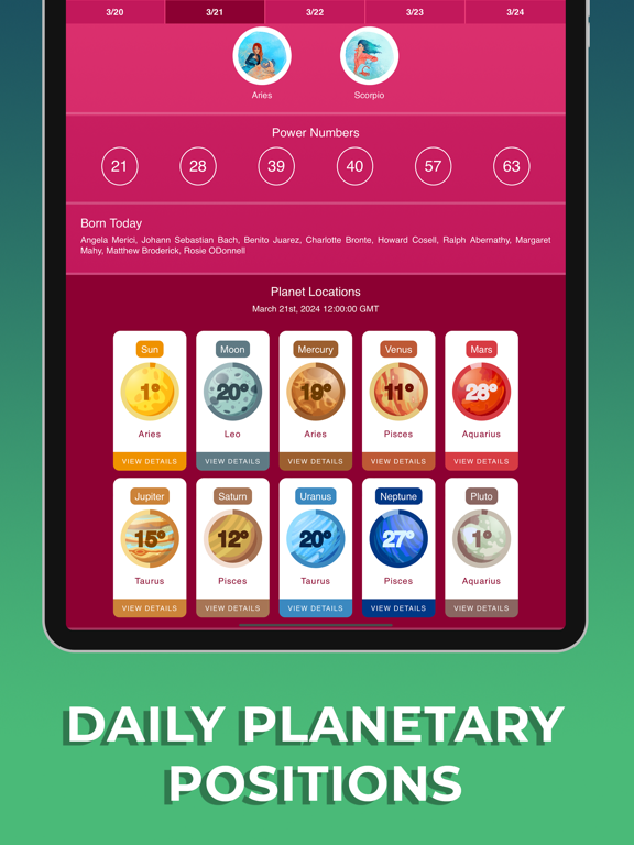 Work Horoscopes iPad screenshot 4 - Business app