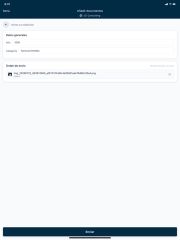 CE Consulting iPad screenshot