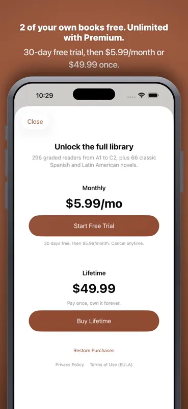 Léelo: Lector EPUB en español screenshot 5 of 6